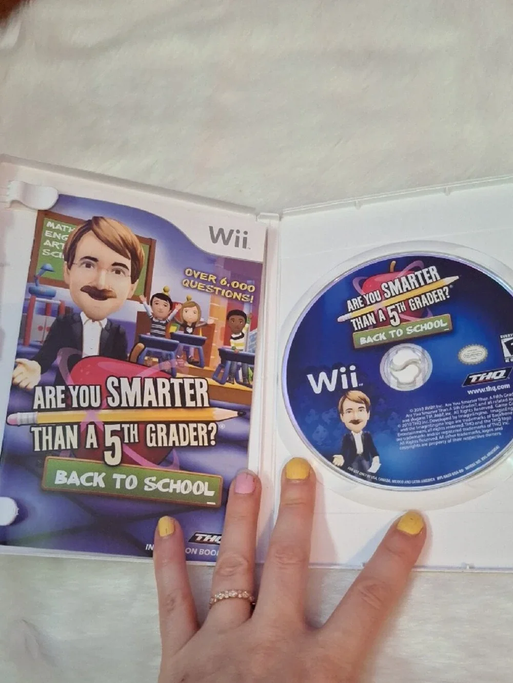Wii Are You Smarter Than a 5th Grader Games (2) Back to School & Make The Grade